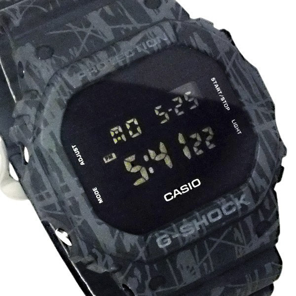 【クリックでお店のこの商品のページへ】カシオ CASIO G-SHOCK デジタル メンズ 腕時計 DW-5600SL-1JF ブラック 国内正規