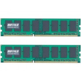 【クリックで詳細表示】D3U1333-4GX2 PC3-10600(DDR3-1333)対応 240Pin用 DDR3 SDRAM DIMM 4GB×2枚組