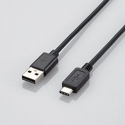【クリックでお店のこの商品のページへ】エレコム USB2.0ケーブル/A-Cタイプ/ノーマル/4m/ブラック U2C-AC40BK
