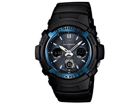 【クリックで詳細表示】カシオ[カシオ]CASIO 腕時計 G-SHOCK ジーショック タフソーラー 電波時計 MULTIBAND 6 AWG-M100A-1AJF メンズ