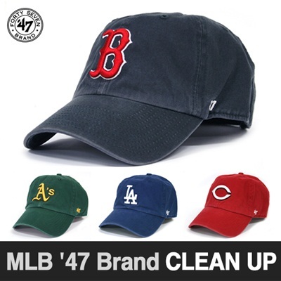 【クリックで詳細表示】[47 BRAND][47ブランド] MLB野球帽/ CLEAN UP /人気球団人気カラーバー/ハリウッドの芸能人帽子/ヴィンテージスタイル