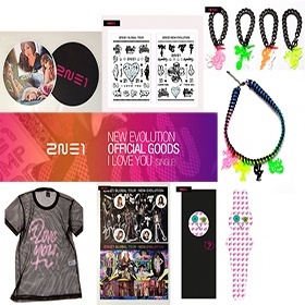 【クリックでお店のこの商品のページへ】2NE1☆I LOVE YOU 公式グッズ！ファッションアイテムやダラの人形などおしゃれなアイテムがいっぱい！