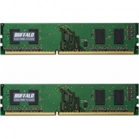 【クリックでお店のこの商品のページへ】D3U1066-X1GX2 PC3-8500(DDR3-1066)対応 240Pin用 DDR3 SDRAM DIMM 1GBx2枚組
