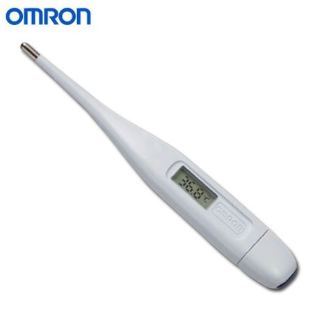 【クリックで詳細表示】OMRON(オムロン) 電子体温計 MC-141W-HP 【実測式体温計】