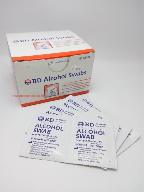 bd alcohol wipes