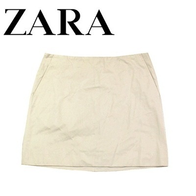 【クリックで詳細表示】ZARA ザラレディース スカート ZARA WOMAN ザラウーマン 2741-708-710 ベージュ 【Luxury Brand Selection】スカート ザラ