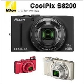 【クリックで詳細表示】[NIKON]【送料無料】 【10本限定商品】ニコン(nikon) COOLPIX S8200 / Black / Red / Silver 3Colors Nikon COOLPIX S8200 【EMS FRE