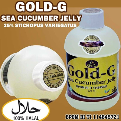 [100% HALAL] JELLY GAMAT GOLD G SEA CUCUMBER*Membantu menyembuhkan berbagai penyakit dalam dan luar