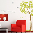 ★Happy Tree★Kualitas Tinggi Desain Grafis Wall Sticker ★ Stylish  Desain Pekerjaan / Made In Korea T