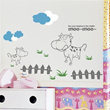 ★Happy Cow★Kualitas Tinggi Desain Grafis Wall Sticker ★ Stylish  Desain Pekerjaan / Made In Korea Ti