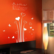 ★Heart Flower★Kualitas Tinggi Desain Grafis Wall Sticker ★ Stylish  Desain Pekerjaan / Made In Korea