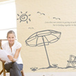 ★Summer time★Kualitas Tinggi Desain Grafis Wall Sticker ★ Stylish  Desain Pekerjaan / Made In Korea