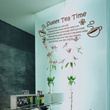 ★Sweet Tea Time★Kualitas Tinggi Desain Grafis Wall Sticker ★ Pekerjaan Desain Stylish / Made In Kore