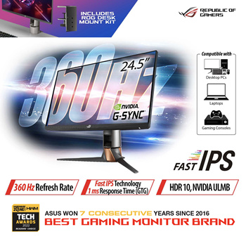 Asus ROG Swift PG259QNR 24.5 LED IPS FullHD 360Hz G-Sync