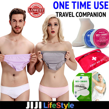 Qoo10 - ✈️ One Time Use ✈️ Travel Companions/Panties/Underwear/Bath  Towel/Fac : Bag/Wallets