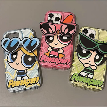 Qoo10 1 1 Powerpuff Girls iPhone Case Talk Holder Free iPhone 12