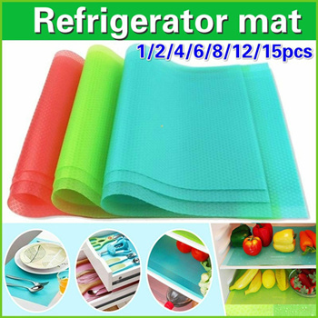 2pcs Waterproof Eva Fridge Mats, Simple Anti-oil Refrigerator Mats For  Kitchen