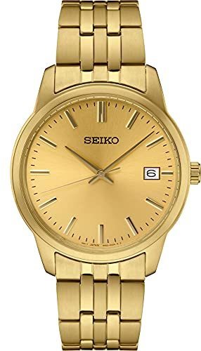 Qoo10 - ▷$1 Shop Coupon◁ Seiko Men Quartz Dress Watch with Stainless Steel  St... : Watches