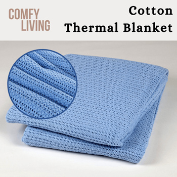 100% Cotton Thermal Blankets - British Wholesales