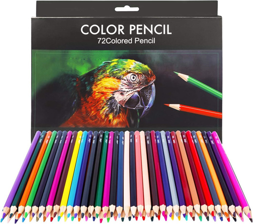 Qoo10 - 1000261837 EXCELFU Colored Pencils 72 Colors Artist Quality ...