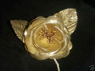 12 silk roses wedding favor flower corsage yellow 