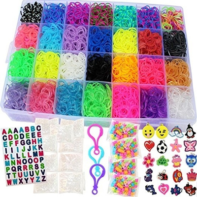 Qoo10 14700 Premium Rainbow Loom Bands Mega Refill Kit W 30