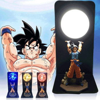 Dragon Ball Z Super Saiyan Son Goku Color Changing Table Acrylic