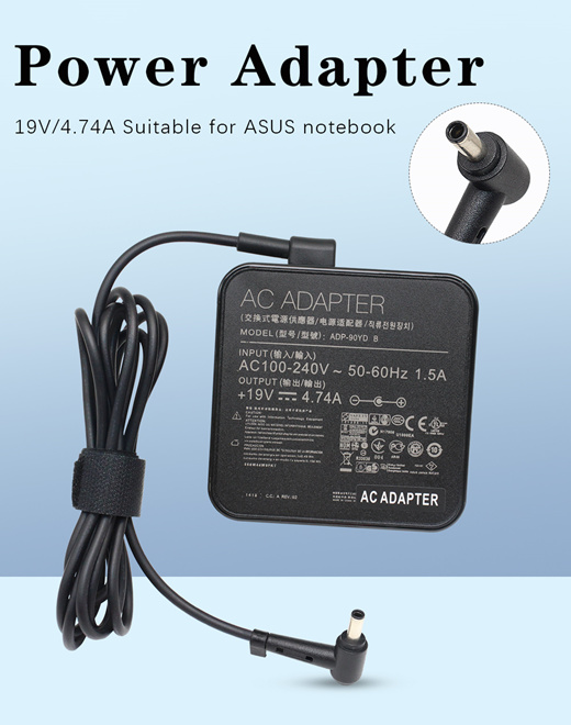 Qoo10 19v 474a 90w Pa 1900 92 Adp 90yd B Laptop Power Adapter For Asus N55s Computer And Game 7941