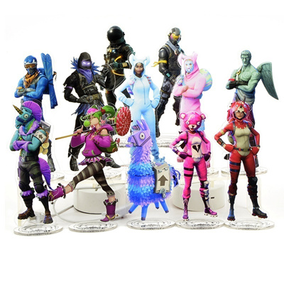 qoo10 1pc 21cm fortnite llama pink bear bunny skin halloween skin acrylic st baby maternity - fortnite cny skin