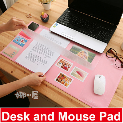 Qoo10 2 In 1 Desk Mouse Pad Desktop Mat Table Pad Daily Planner