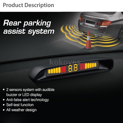 Smart Parking Aid Gadget Stopper Light Beep Alerts Car Park