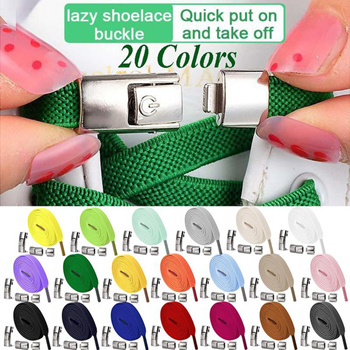 Qoo10 - 20 Colors Lazy No Tie Shoe Laces Press Lock Shoelaces