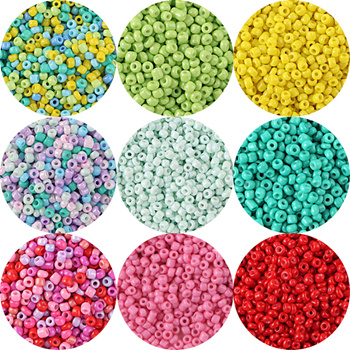 Qoo10 - 200-1000pcs 2/3/4mm Glass Seed Beads Round Spacer Charm