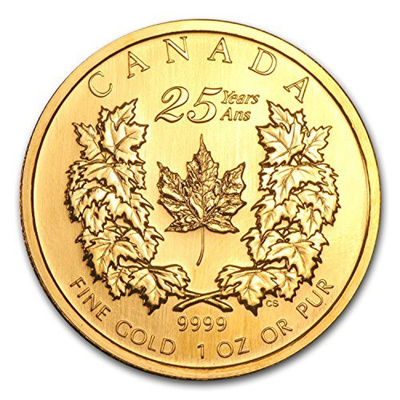 Qoo10 2004 Ca Canada 1 Oz Gold Maple Leaf Bu 25th