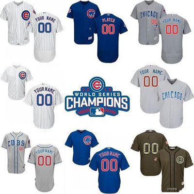 custom cubs world series jersey