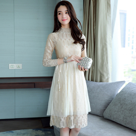 korean white dress