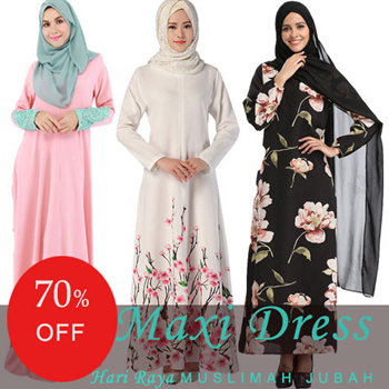 Dress hot sale muslimah 2018