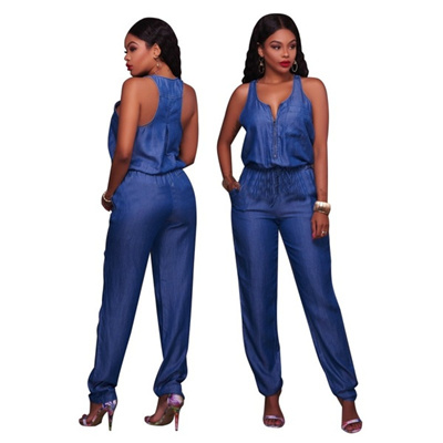 Qoo10 18 Womens Jumpsuits Jeans Jumpsuit Denim Overalls Shirt Rompers Girl Women S Clothing