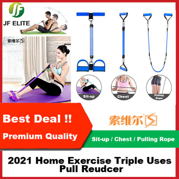 Yoga Pedal Pull Rope Elastic Resistance Exercise Band Home Fitness