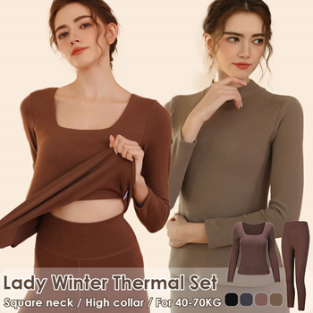Heattech Innerwear Dralon Warm Winter Thermal Wool Underwear Women