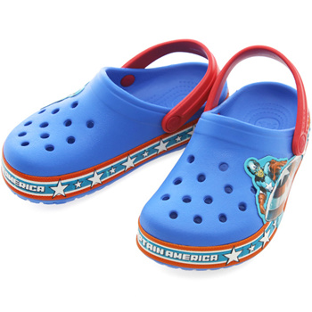 Captain america hot sale crocs mens