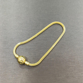22K Multi Tone Gold Bracelet W/ Heart Charm & Rounded Clustered Bead B –  Virani Jewelers