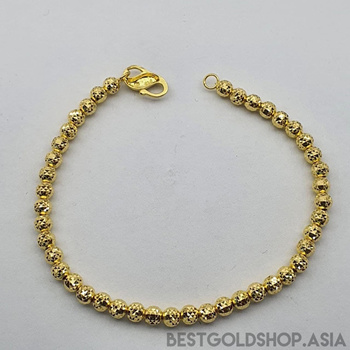 916 Gold Dual Dragon Bracelet | Goldheart eBoutique