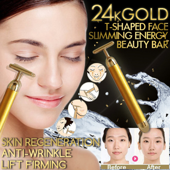 Qoo10 24K Gold T Shaped Cosmetics