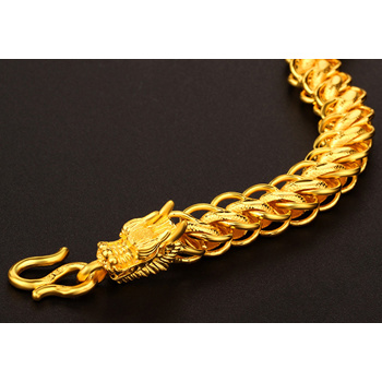 Vintage 24K Gold Plated Link Chain Bracelet With 21cm Cuban Gold Chain Bracelet  Mens Chunky Golden Bangle For Men And Women Perfect For Weddings, Parties,  And Gifts From Kenterton, $12.46 | DHgate.Com