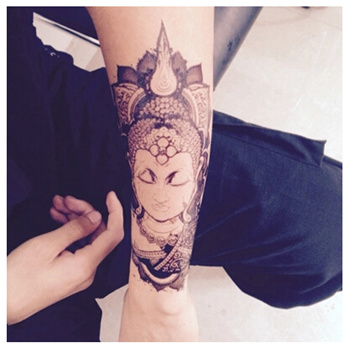 Qoo10 - (3 pcs )Flower girl lifelike arm tattoo sticker affixed large image  of... : Bath & Body