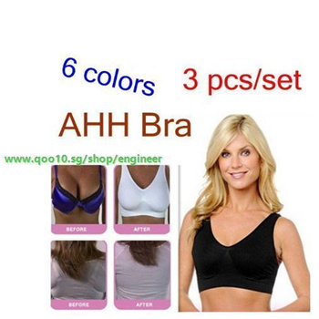 Qoo10 - 3 pcs/set High Quality AHH BRA 6 Size in stock BODY SHAPER Push Up  BRE : Underwear/Socks