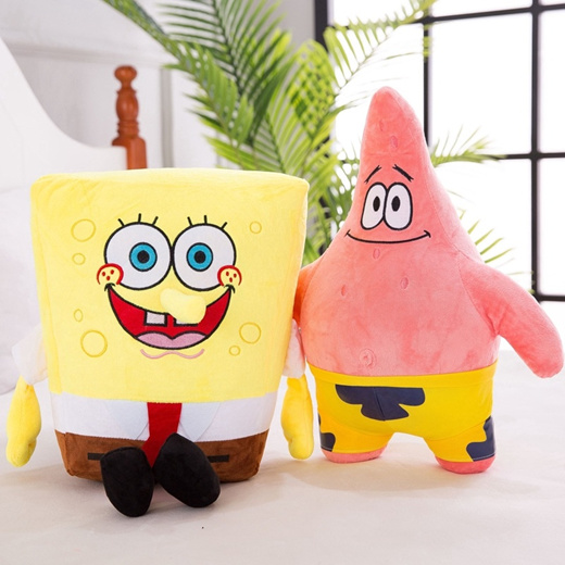 Qoo10 - 35CM PP Cotton Popular Cartoon SpongeBob Patrick Star Stuffed ...