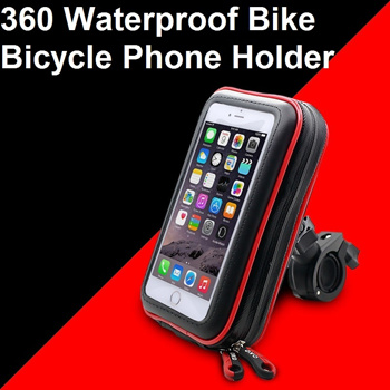 Bicycle Mobile Phone Holder Stand Waterproof Motorcycle Bike Phone Mount  Case 