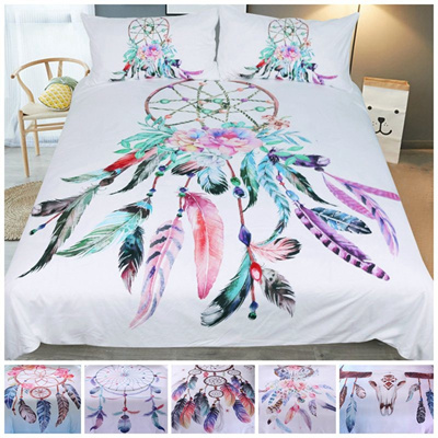 Qoo10 3d Beautiful Dream Catcher Quilt Cover Bedding Set Boho